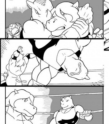 Hippo VS Rhino comic porn sex 2