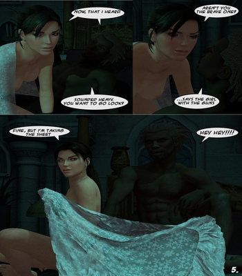 Lara Croft And Doppelganger comic porn sex 5