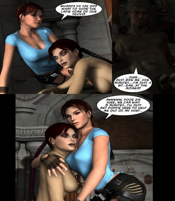 Lara Croft And Doppelganger comic porn sex 22