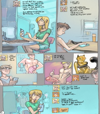 Latex Kitten comic porn sex 3