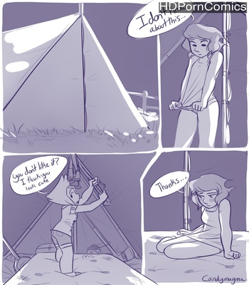 Porn Comics - Lesbo Camping