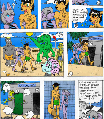 Lusty Beach comic porn sex 3