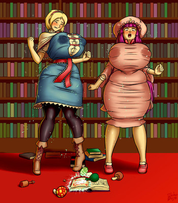 Magical Mishap At The Library comic porn sex 4