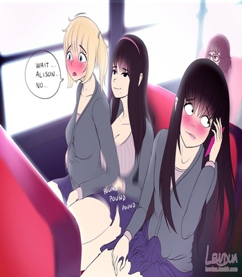 Nessie And Alison – On The Bus comic porn sex 23