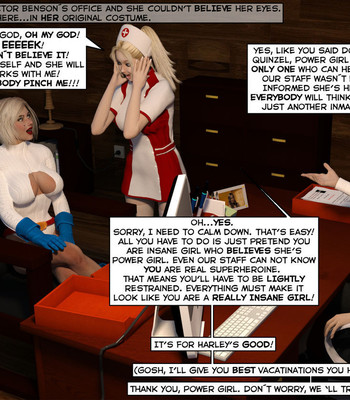 New Arkham For Superheroines 1 – Humiliation And Degradation Of Power Girl comic porn sex 19