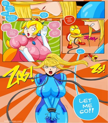 Nintendo Fantasies – Peach X Samus comic porn sex 8