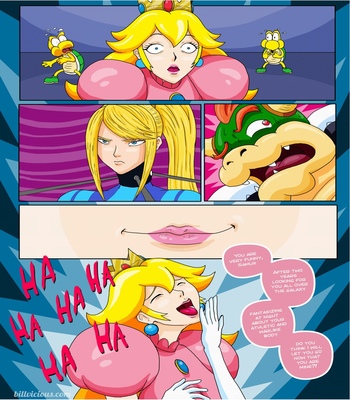 Nintendo Fantasies – Peach X Samus comic porn sex 9