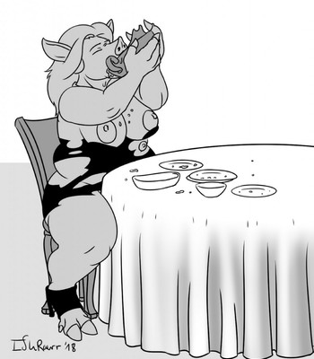 Pig In The Restaurant comic porn sex 5