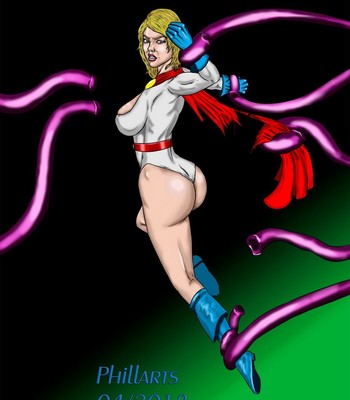 Porn Comics - Power Girl vs Tentacles
