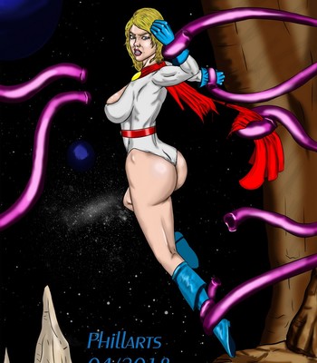 Power Girl vs Tentacles comic porn sex 2