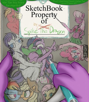 Sketchbook Property Of Spike The Dragon comic porn sex 2