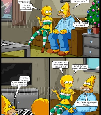 The Simpsons 10 - Christmas At The Retirement Home comic porn sex 002