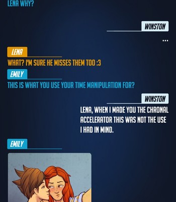 Tracer And Emily Texting Winston comic porn sex 2