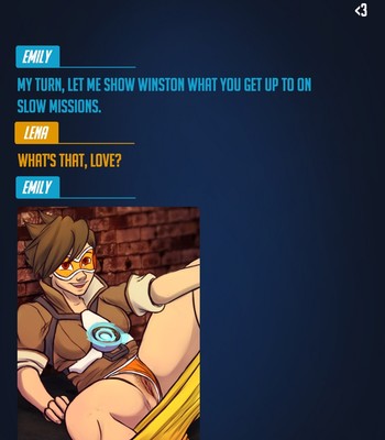 Tracer And Emily Texting Winston comic porn sex 3