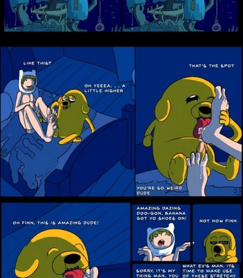 Adventure Time Porn Foot - Weird Foot And Jake Time comic porn - HD Porn Comics