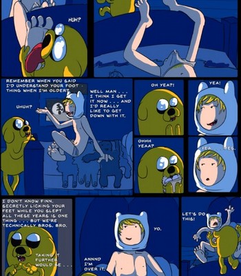 Adventure Time Feet - Weird Foot And Jake Time comic porn - HD Porn Comics