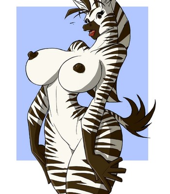 Zebra Zoo-Girl comic porn sex 10