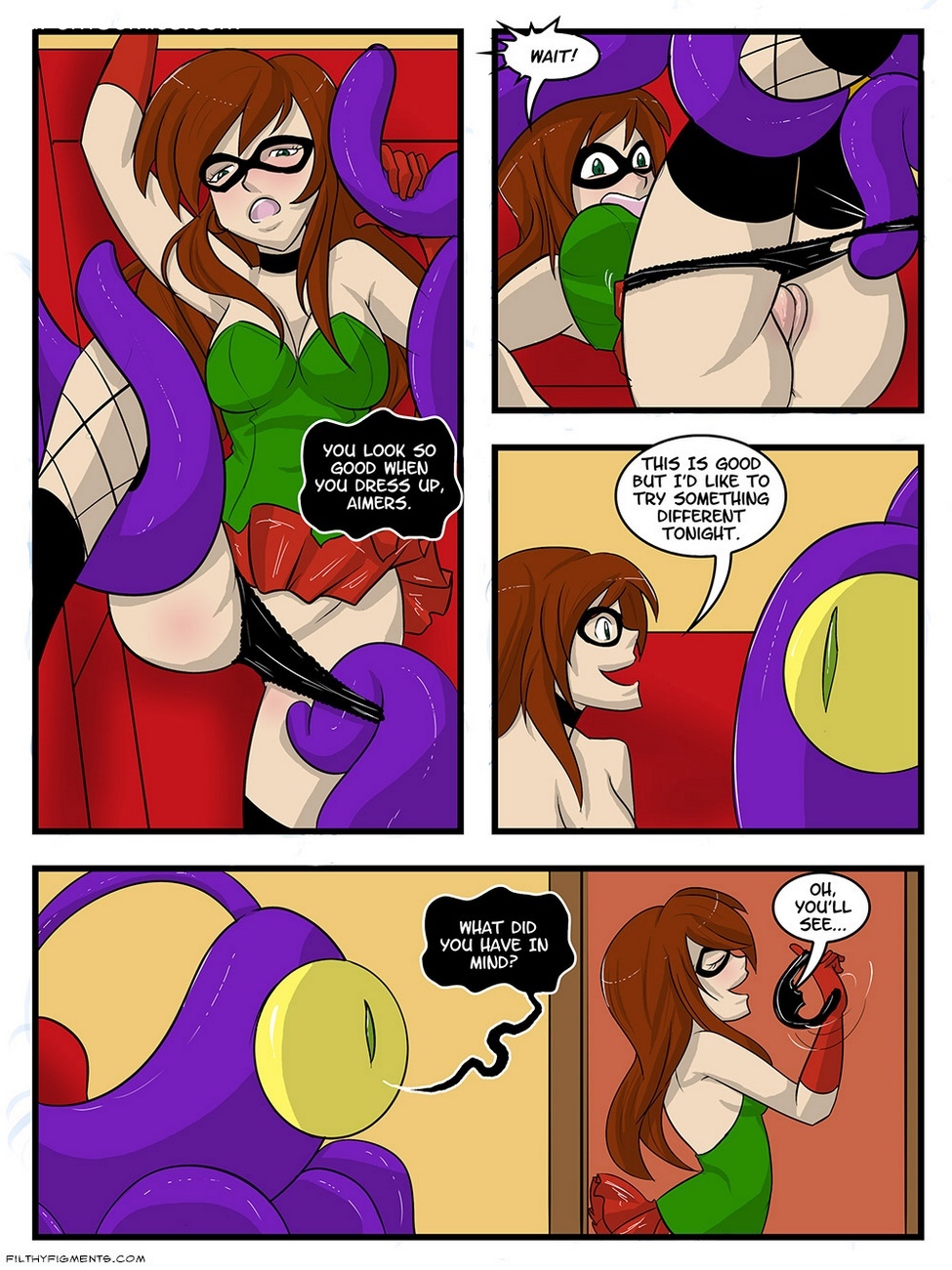 A Date With A Tentacle Monster Halloween Special comic porn ...