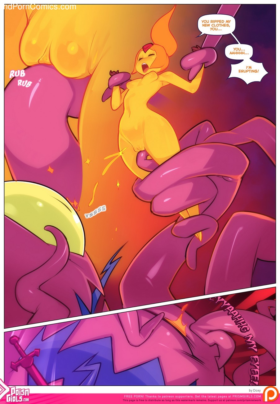 Tentical Porn Flame Princess Adventure Time - Adventure Time - Inner Fire Sex Comic | HD Porn Comics
