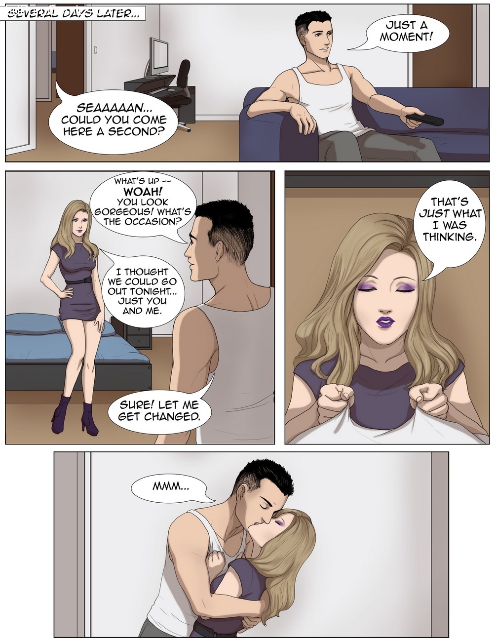 Bi Sex Cartoon Porn - Bi-Curious Sex Comic - HD Porn Comics