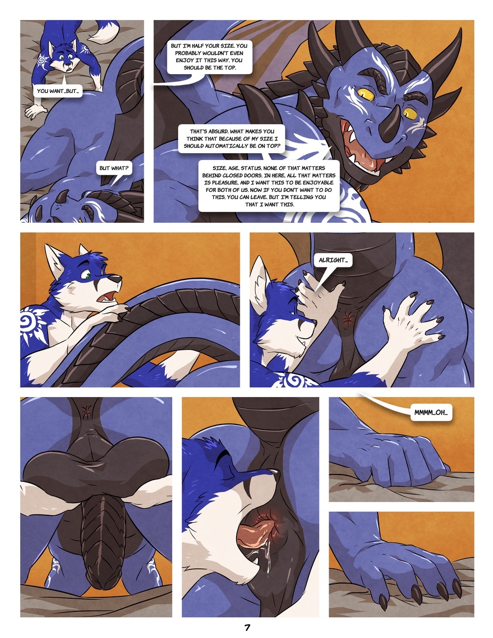 2 Gay Furry Porn - Black And Blue 2 Sex Comic â€“ HD Porn Comics