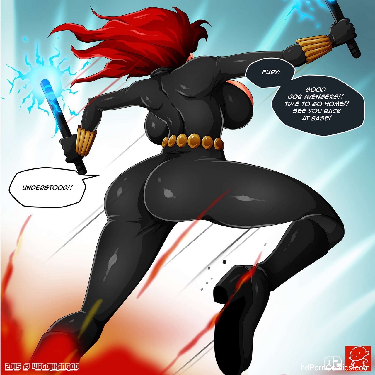 Black Widow Shemale Porn - Black Widow Sex Comic - HD Porn Comics