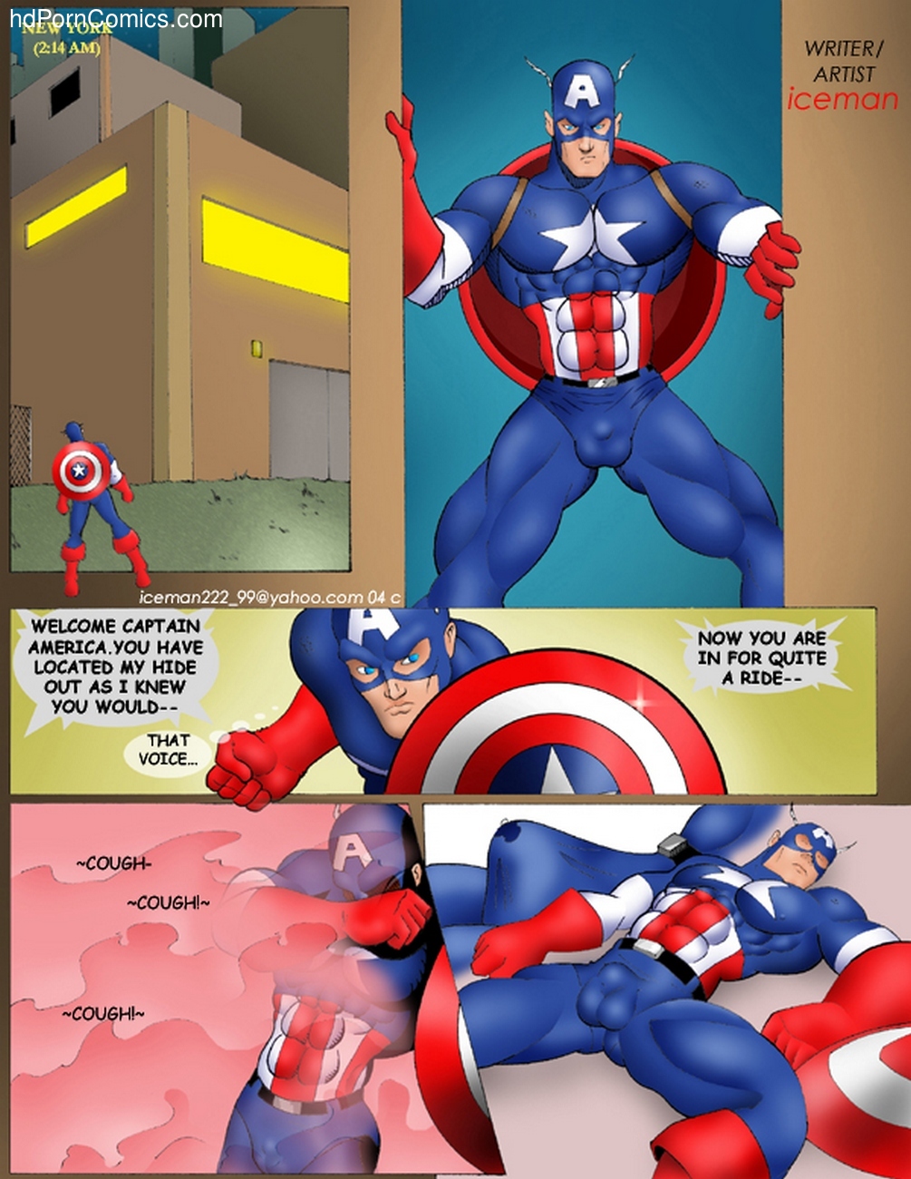 Americaporn - Captain America Sex Comic - HD Porn Comics
