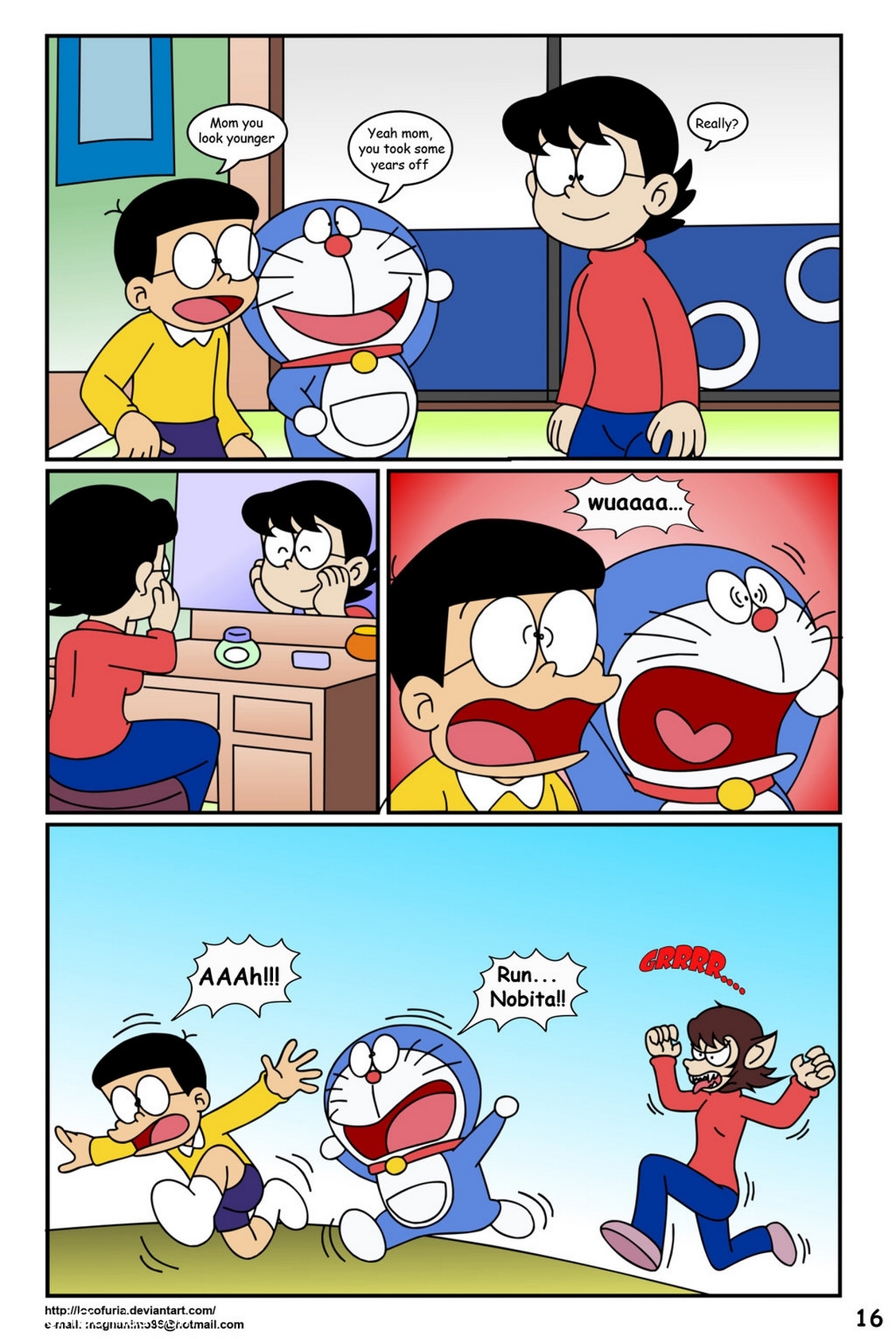 Doramoon Cartoon Xxx Sax Moves - Doraemon â€“ Tales of Werewolf free Cartoon Porn Comic | HD Porn Comics
