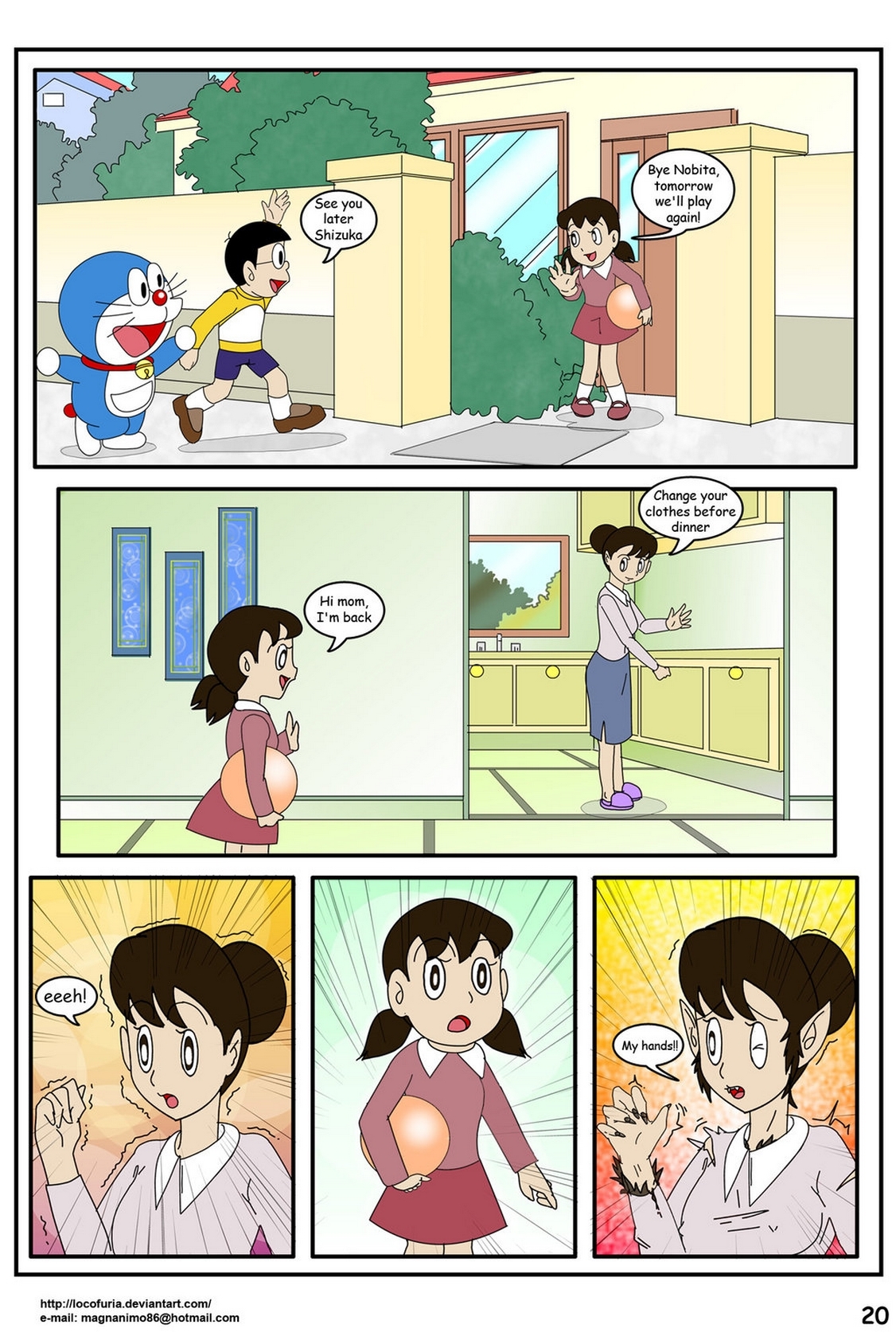 Hot Sex Of Cartoon Doraemon - Doraemon â€“ Tales of Werewolf free Cartoon Porn Comic | HD Porn Comics