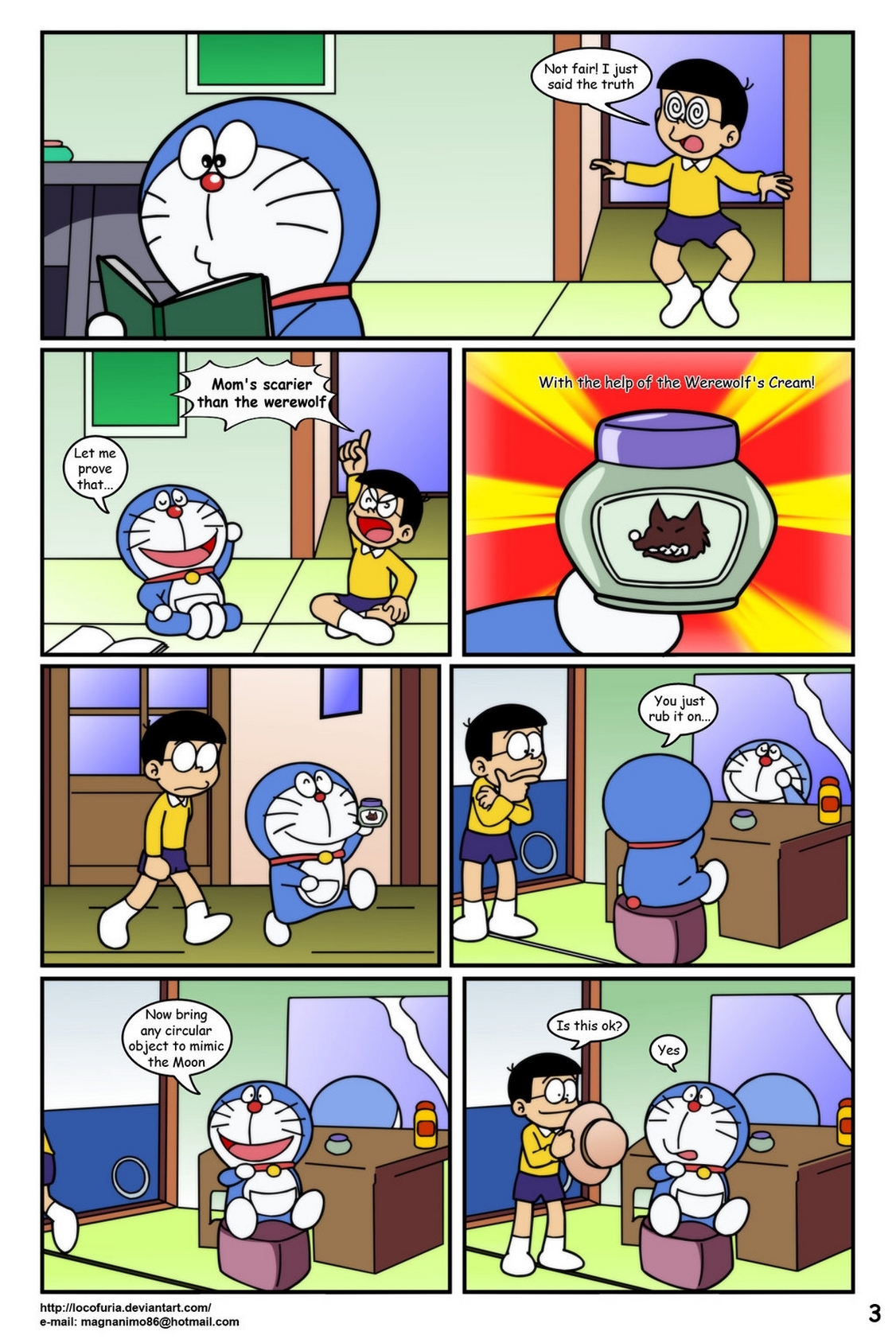 Doraemon Topic Xxx - Doraemon â€“ Tales of Werewolf free Cartoon Porn Comic | HD Porn Comics