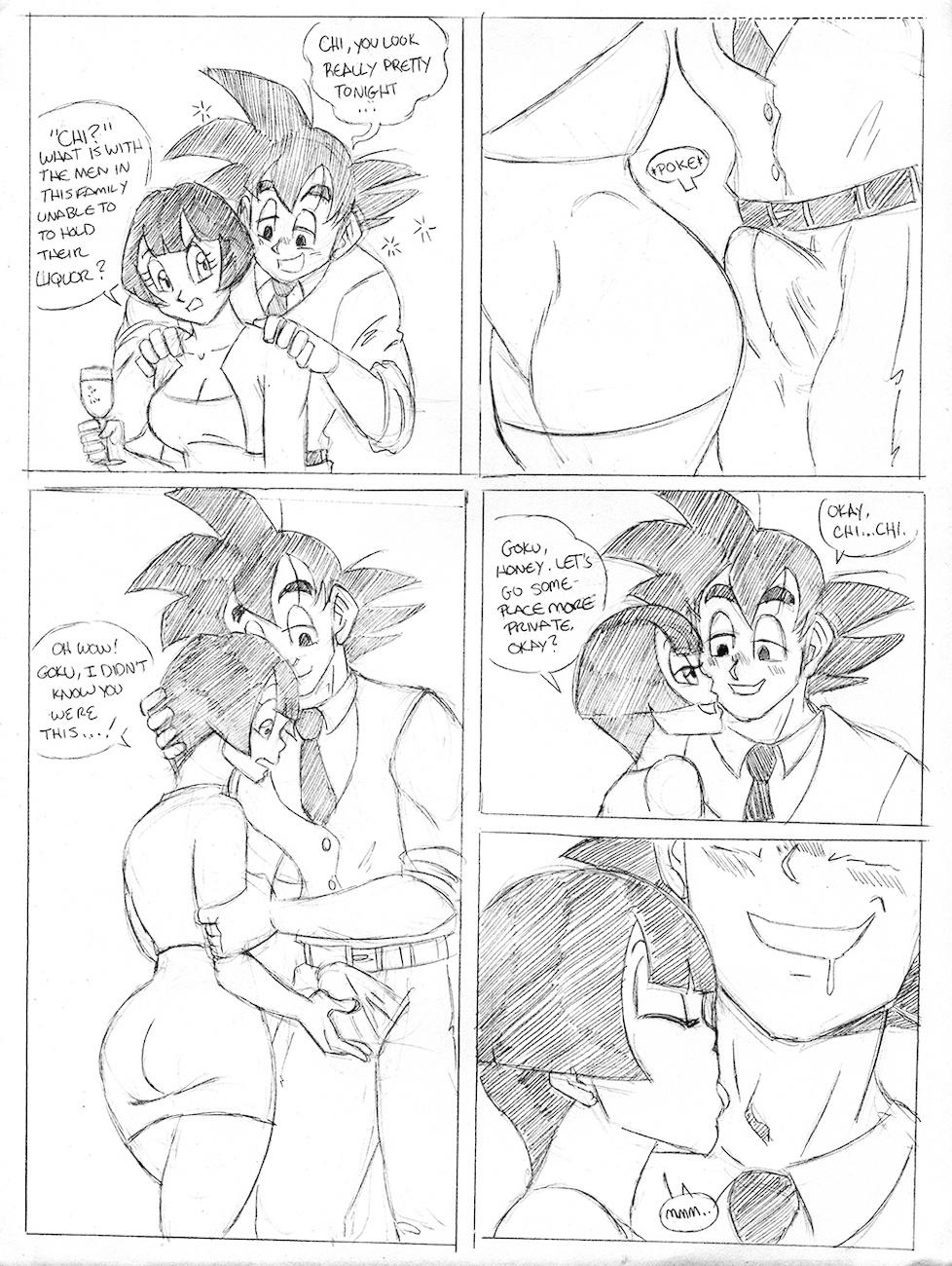 Drunk Goku And Videl Sex Comic | HD Porn Comics