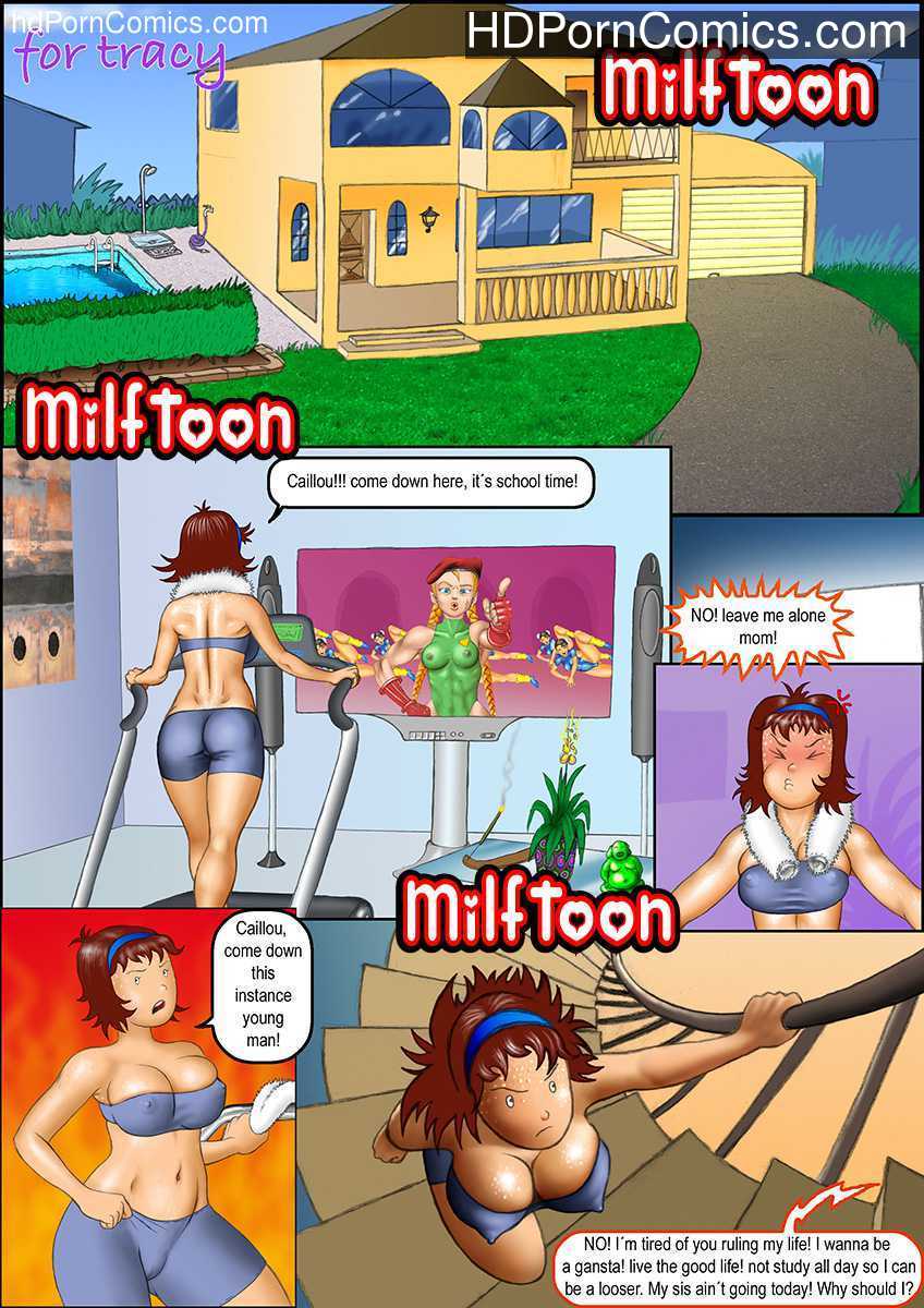 Caillou gets a time out porn comic