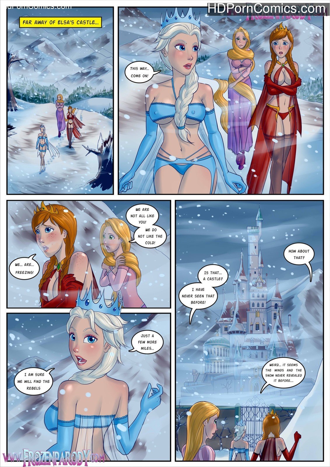 Frozen Cartoon Characters Naked - Frozen Parody 13- Beauty And Beast free Cartoon Porn Comic - HD Porn Comics