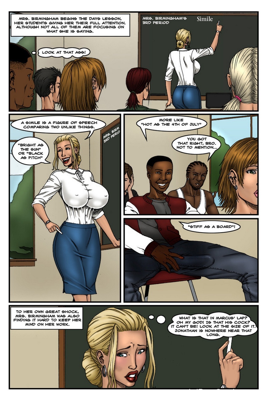 Teachers Xyx - Free porn comics teacher - The New Teacher [InterracialComicPorn] Porn Comic