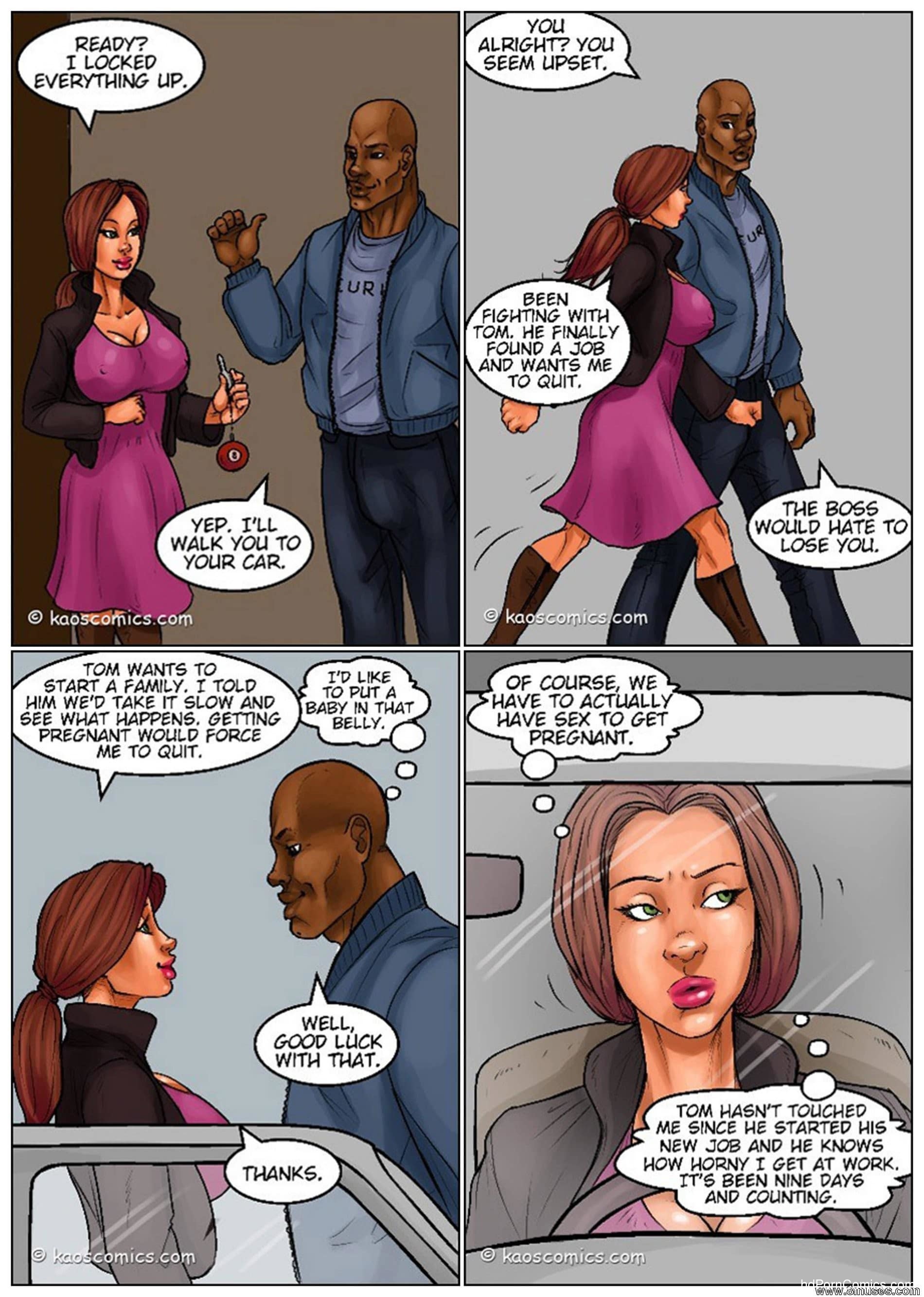 Forced Interracial Cartoon Porn Comics Full - Interracial-KaosComics- Wife Force To Strip free Porn Comic - HD Porn Comics