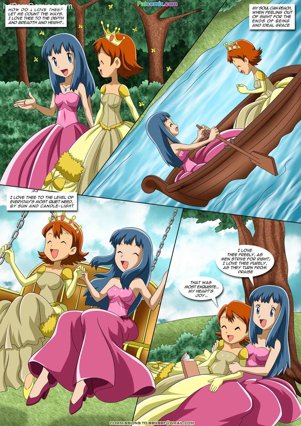 Lesbian Pokemon Girls Naked - Lesbian Fantasy Island (Pokemon, Digimon) - Porncomics free Porn Comic | HD  Porn Comics