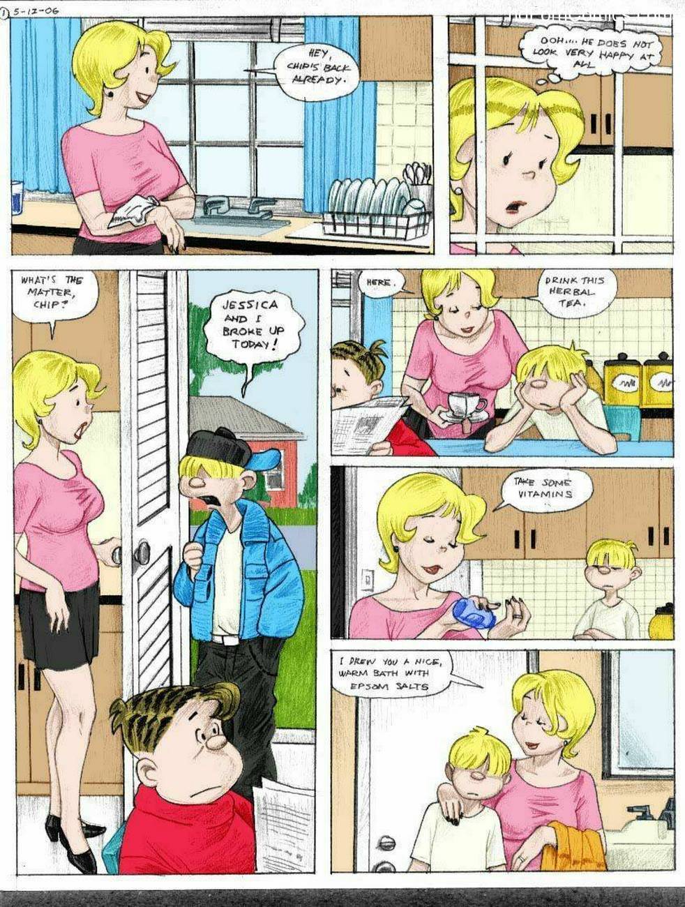 Lois And Her Two Sons Sex Comic - HD Porn Comics