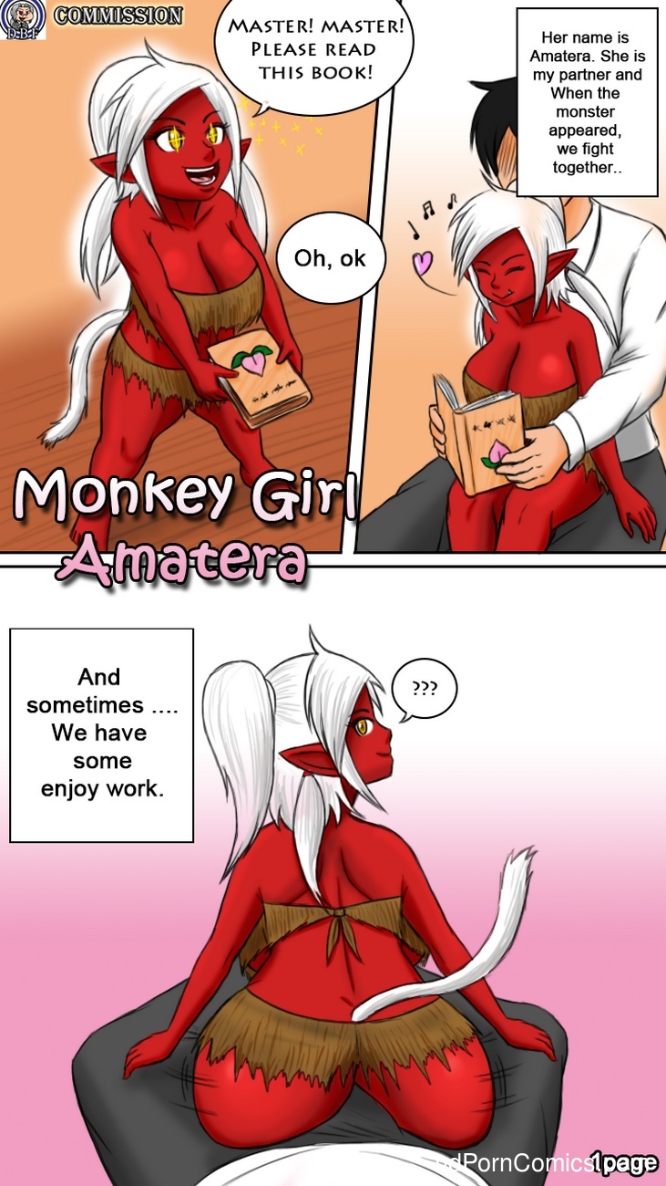 Xxx Hd Girl Vs Monkey - Monkey Girl Amatera Sex Comic | HD Porn Comics