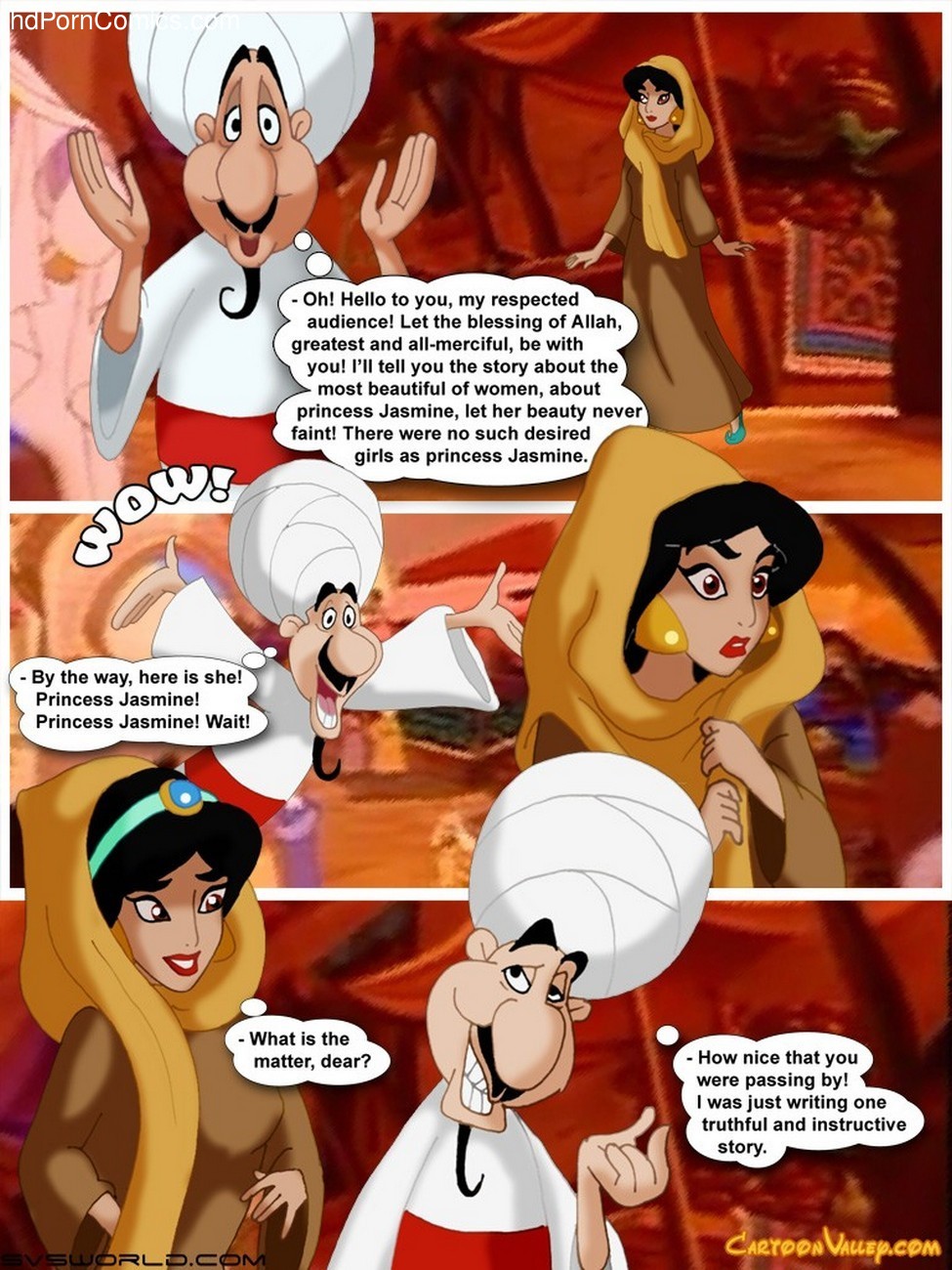 Disney Jasmine Porn - Princess Jasmine And Deceitful Gossips Sex Comic - HD Porn Comics