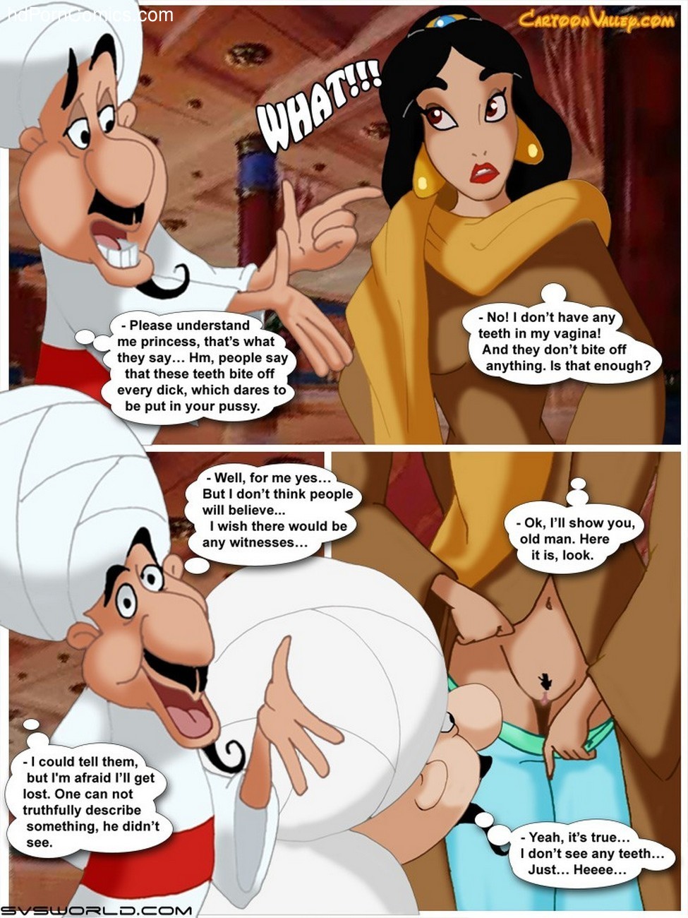 Princess jasmine porn comic