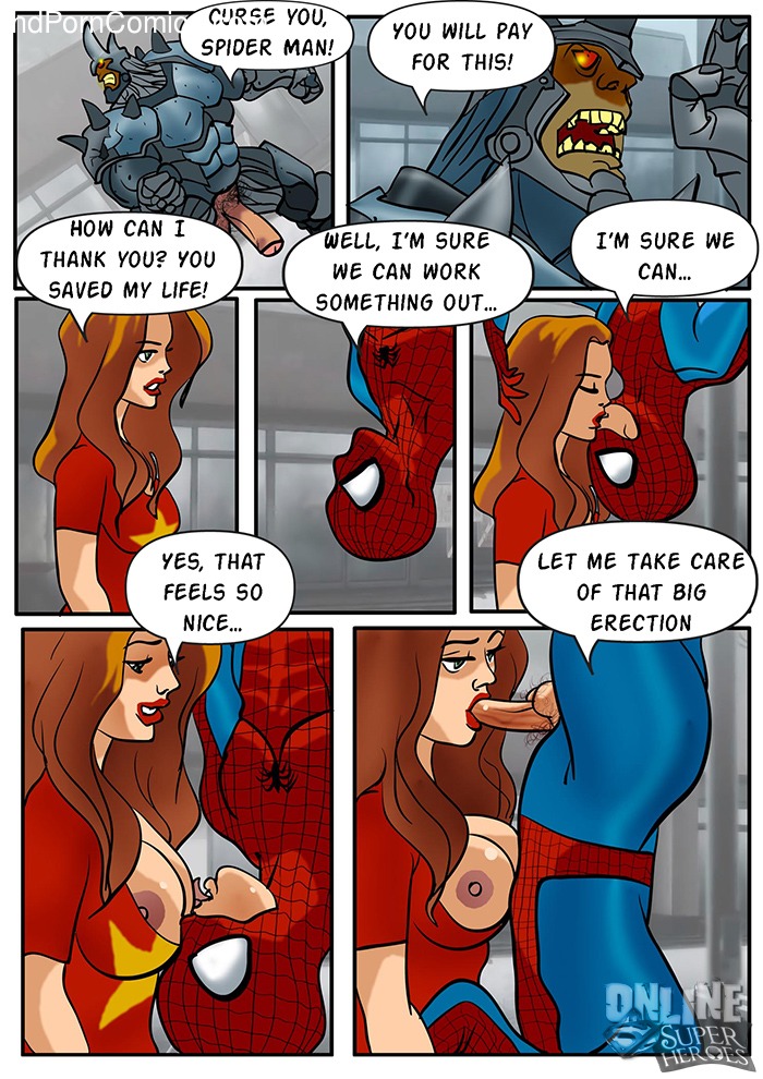 Spiderman Cartoon Porn - Spider-Man- Perks of the Job free Cartoon Porn Comic - HD Porn Comics