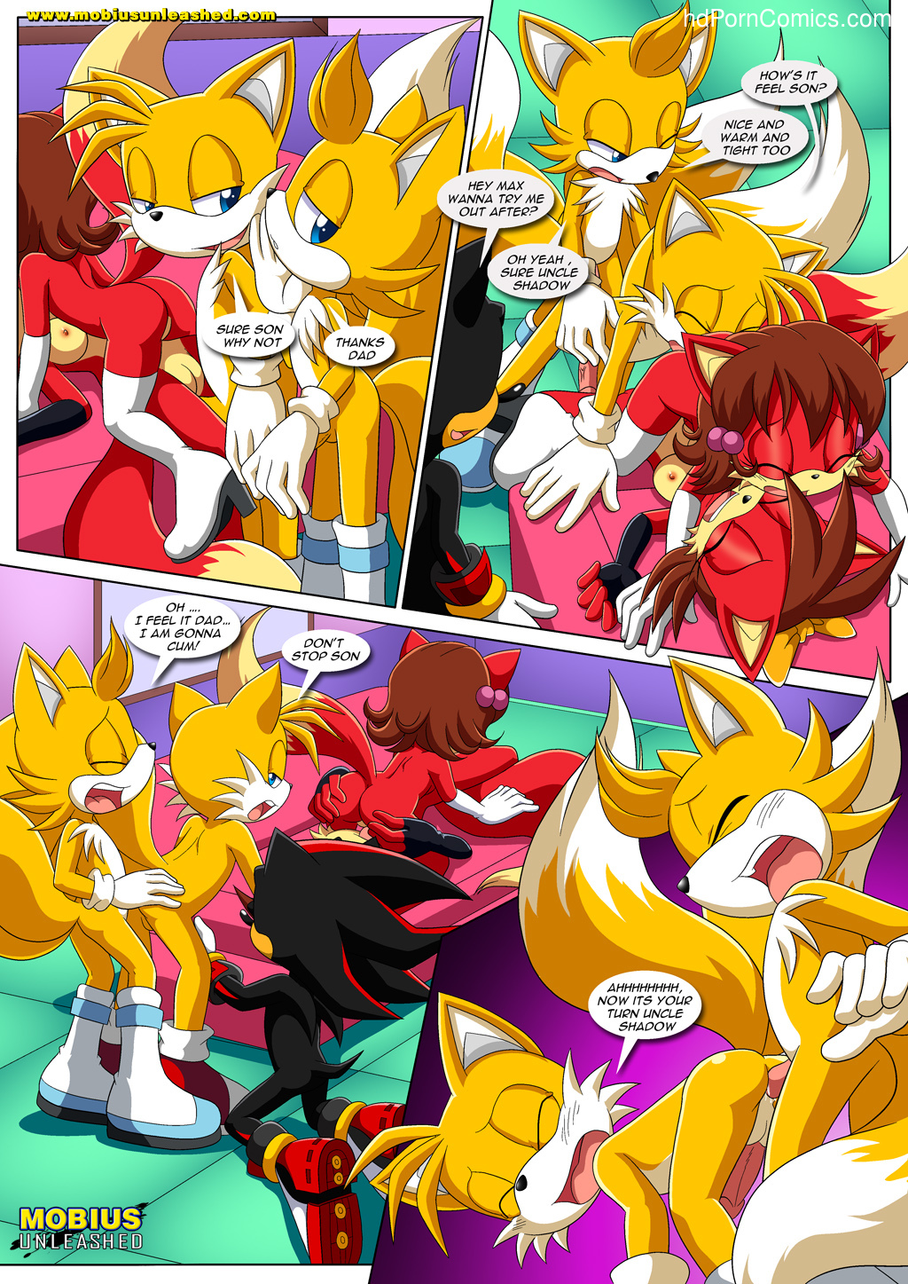 1024px x 1447px - The Prower Family Affair - Foxy Black (Sonic The Hedgehog ...