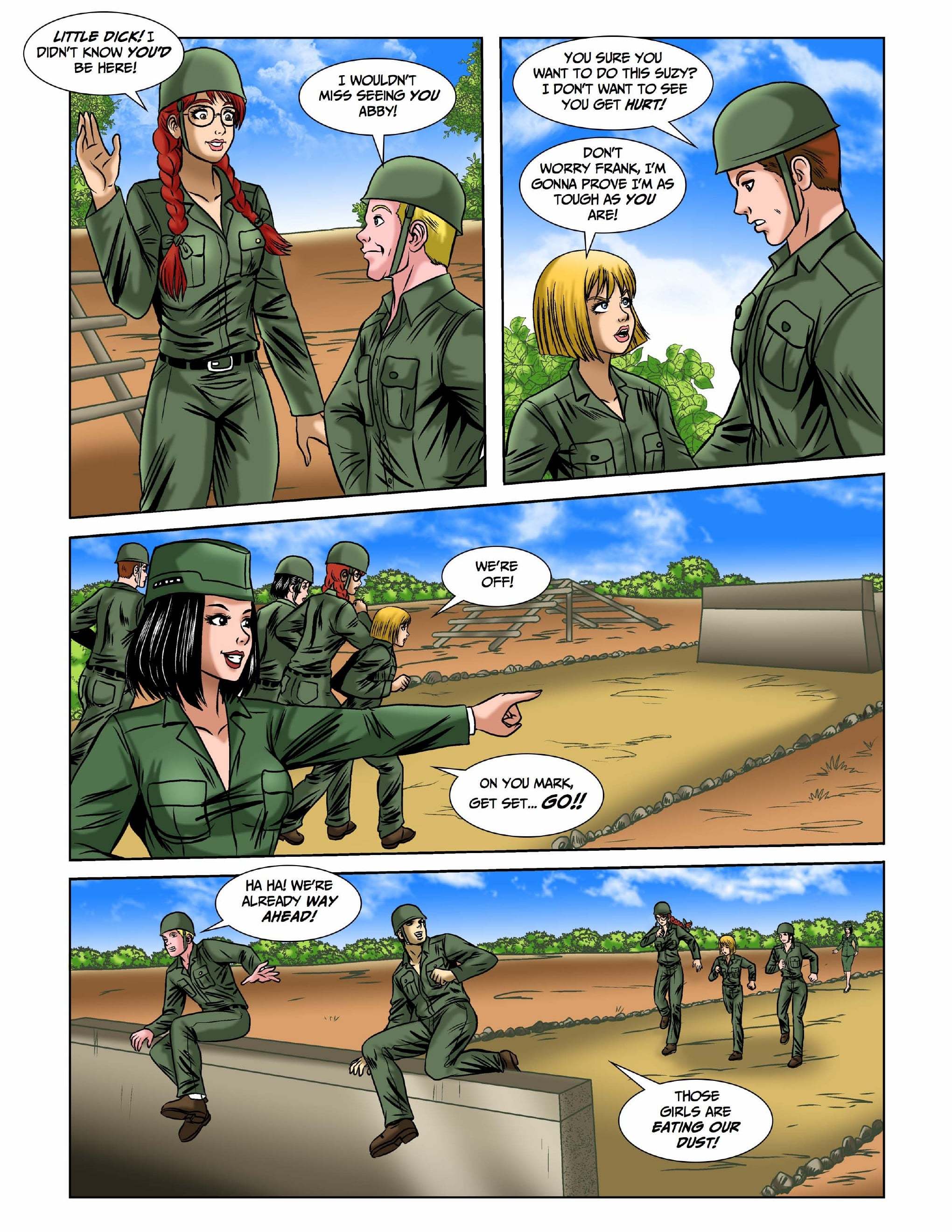 Xxx Lesbian Cartoon - Military Lesbian Cartoon Porn | Gay Fetish XXX