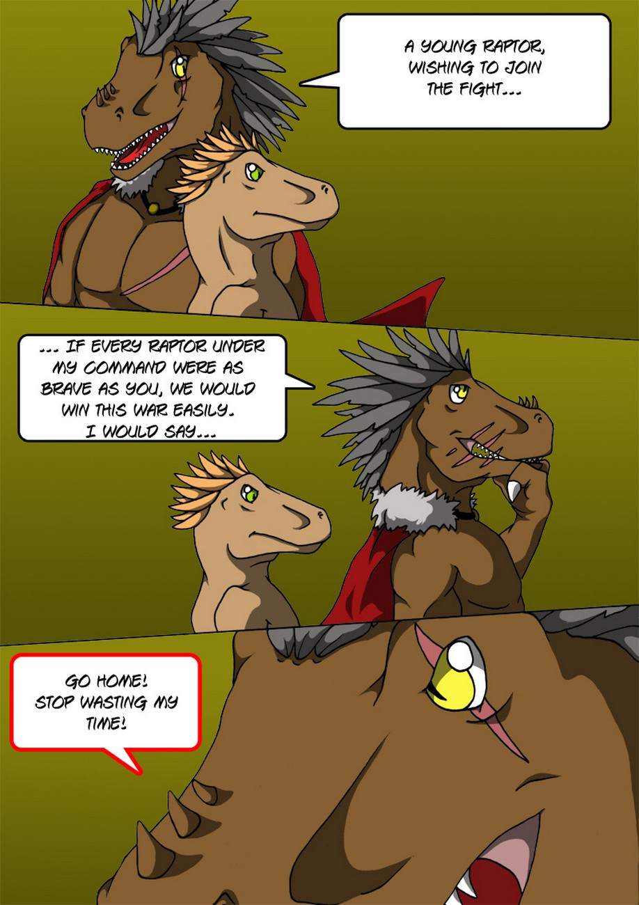 Raptor porn comic