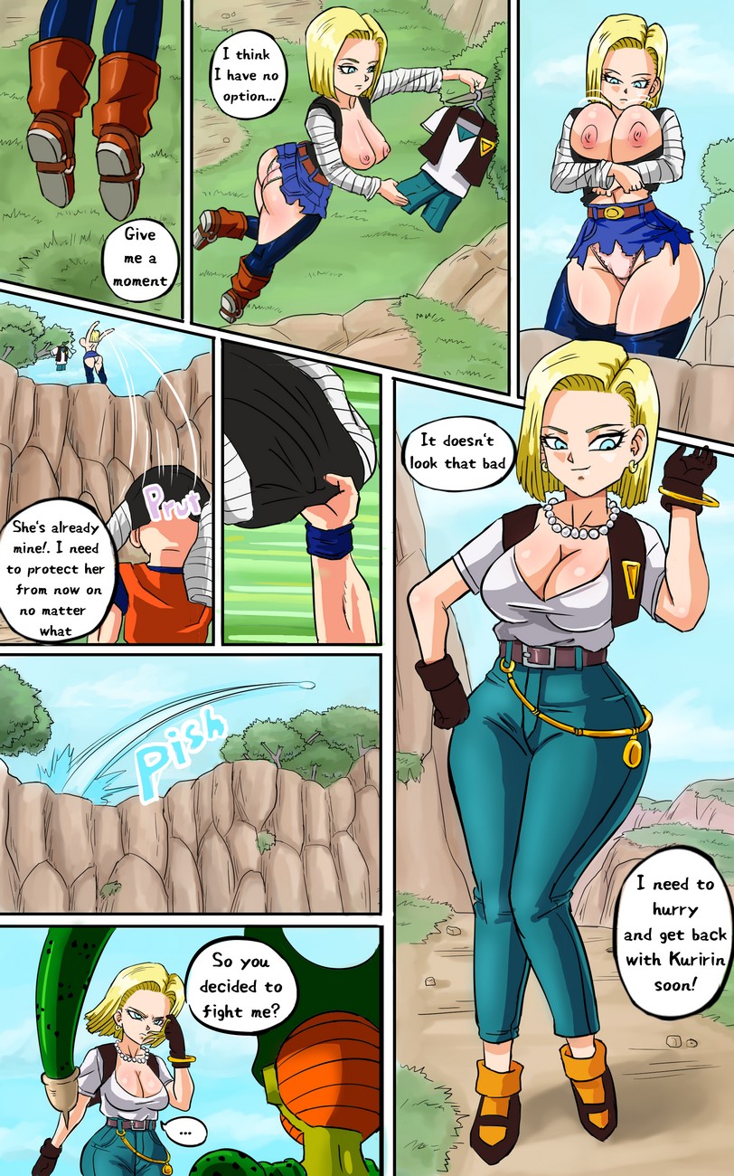 Android 18 and krillin porn