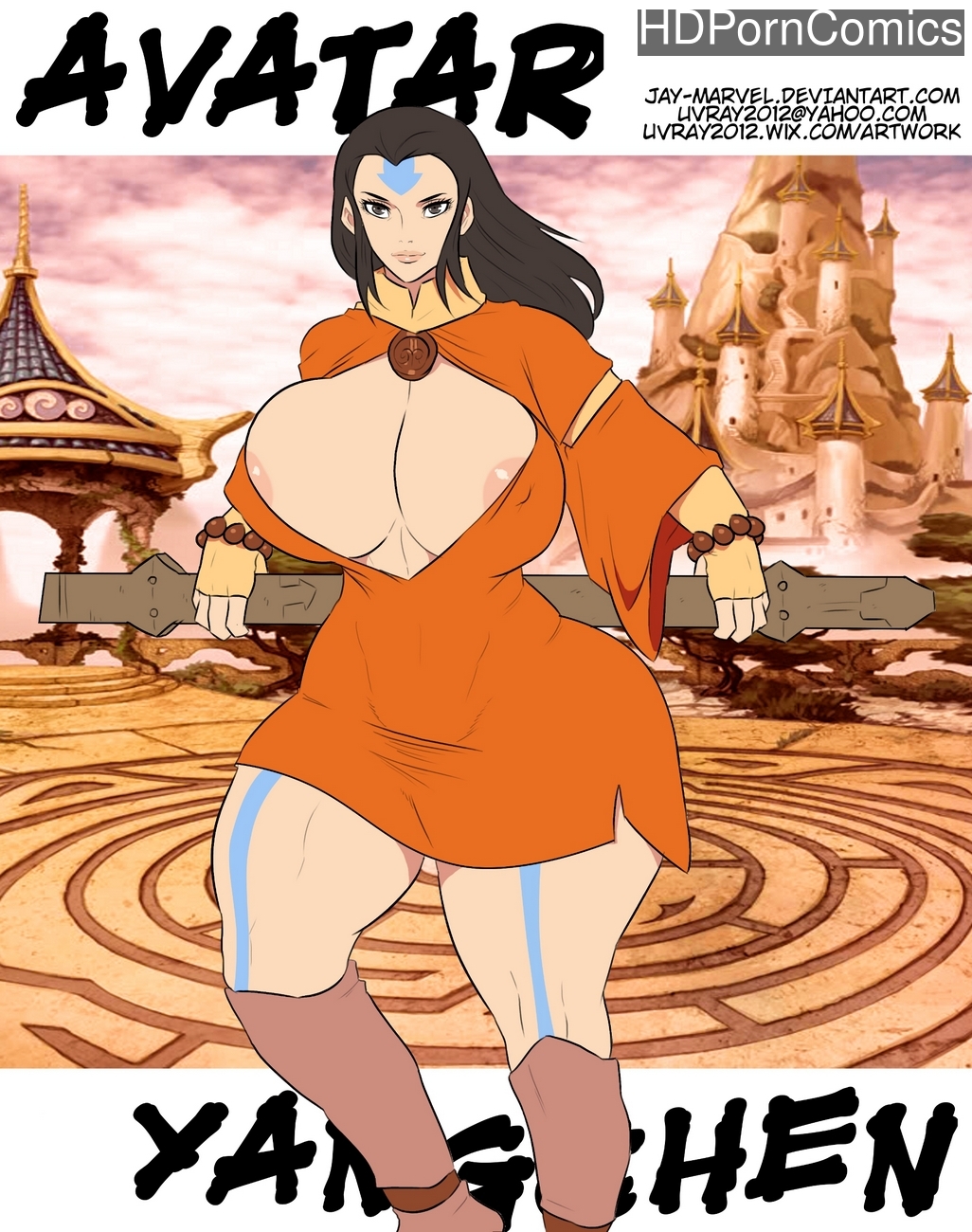 Cartoon Avatar Nude - Avatar Yangchen comic porn - HD Porn Comics