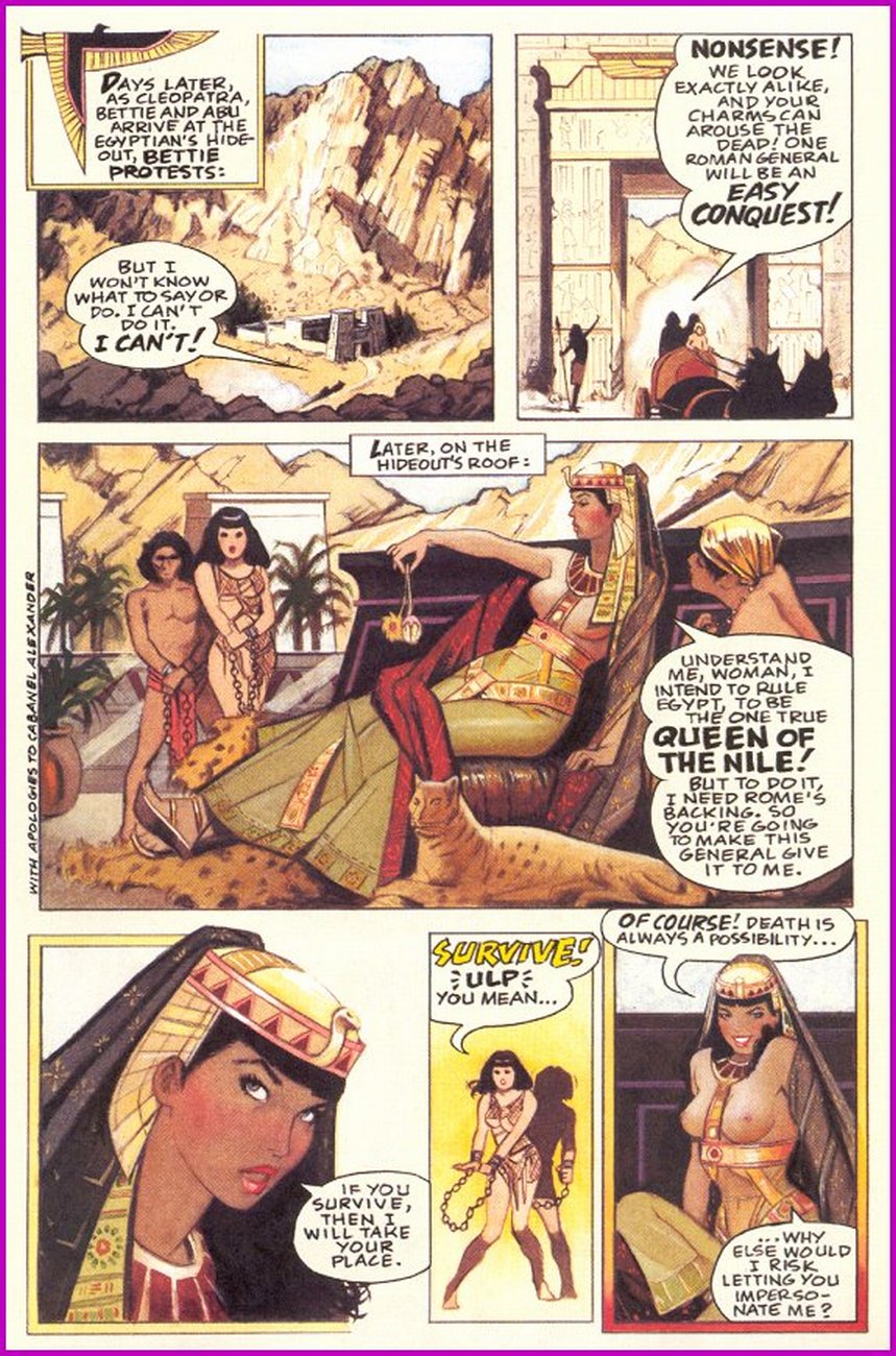Cleopatra Porn Comic - Bettie Page - Queen Of The Nile 2 comic porn - HD Porn Comics