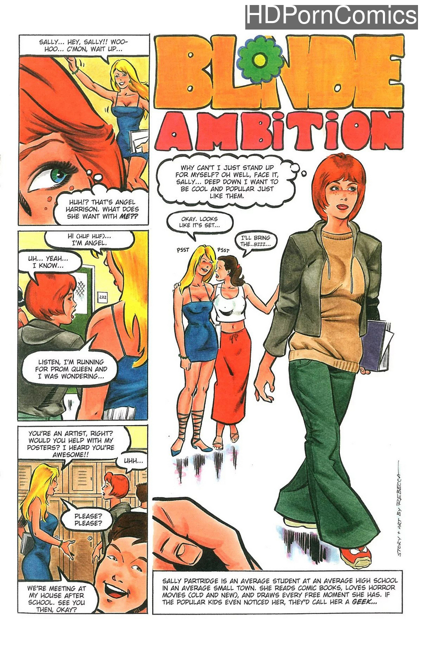 843px x 1300px - Blonde Ambition comic porn â€“ HD Porn Comics