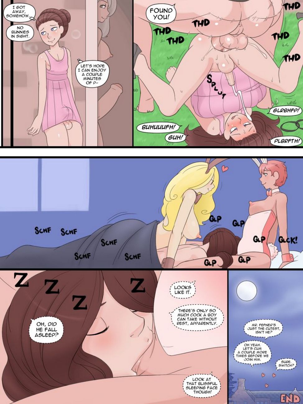 Shemale Daily Life - Daily Life At The Bunny Mansion comic porn â€“ HD Porn Comics
