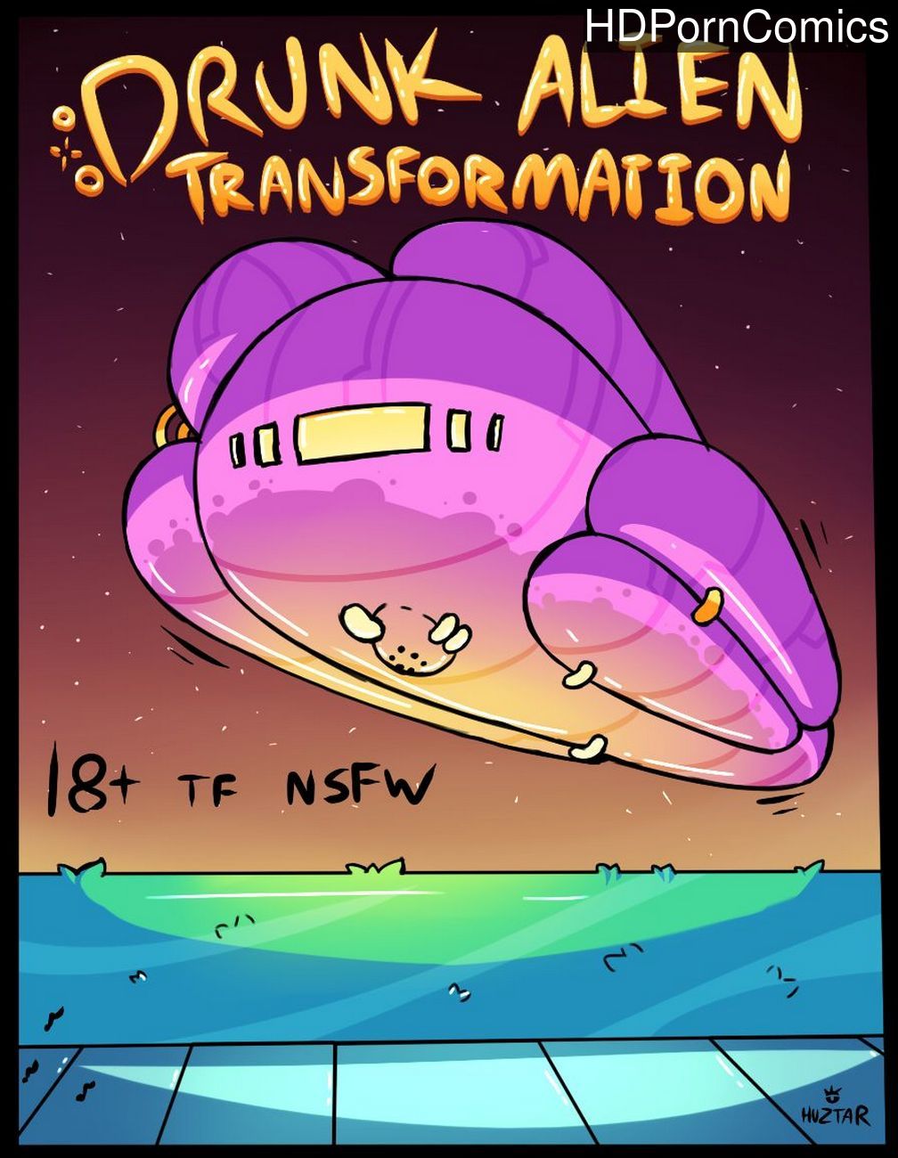 Sexy Shemale Alien Cartoon - Drunk Alien Transformation comic porn | HD Porn Comics